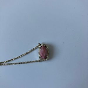 Kendra Scott Druzy Necklace- pink